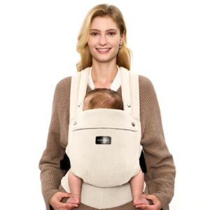 Porte-bébé Momcozy en lin et coton naturel