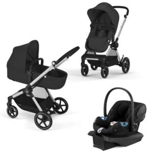 Système de voyage poussette CYBEX EOS et siège auto Aton G