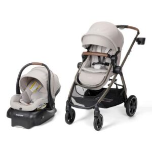 Poussette Maxi-Cosi® Zelia Luxe et siège d'auto pour bébé Mico Luxe Système de voyage modulaire 5-en-1