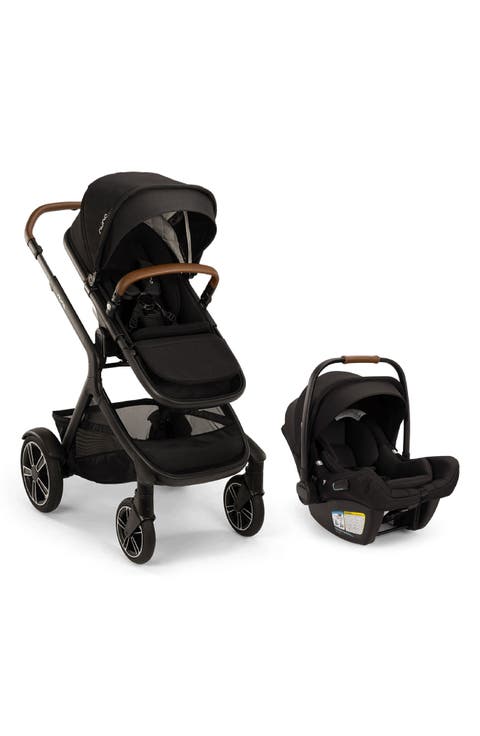 Système de voyage comprenant le siège auto pour bébé Nuna PIPA™ aire rx et la poussette DEMI™ next