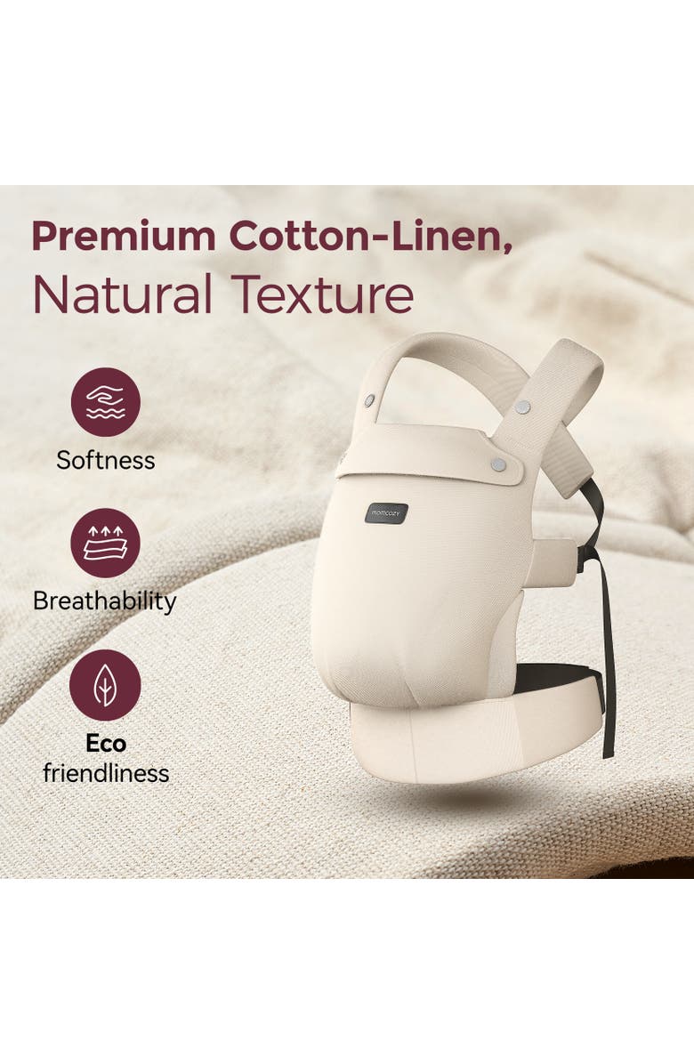 Porte-bébé Momcozy en lin et coton naturel – Image 5