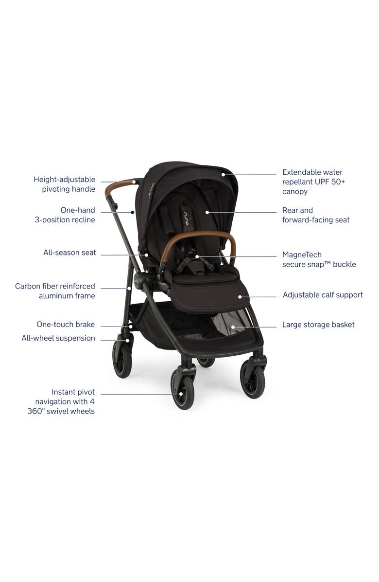 Système de voyage pour poussette Nuna PIPA aire™ rx et siège auto pour bébé et poussette MIXX™ next – Image 4